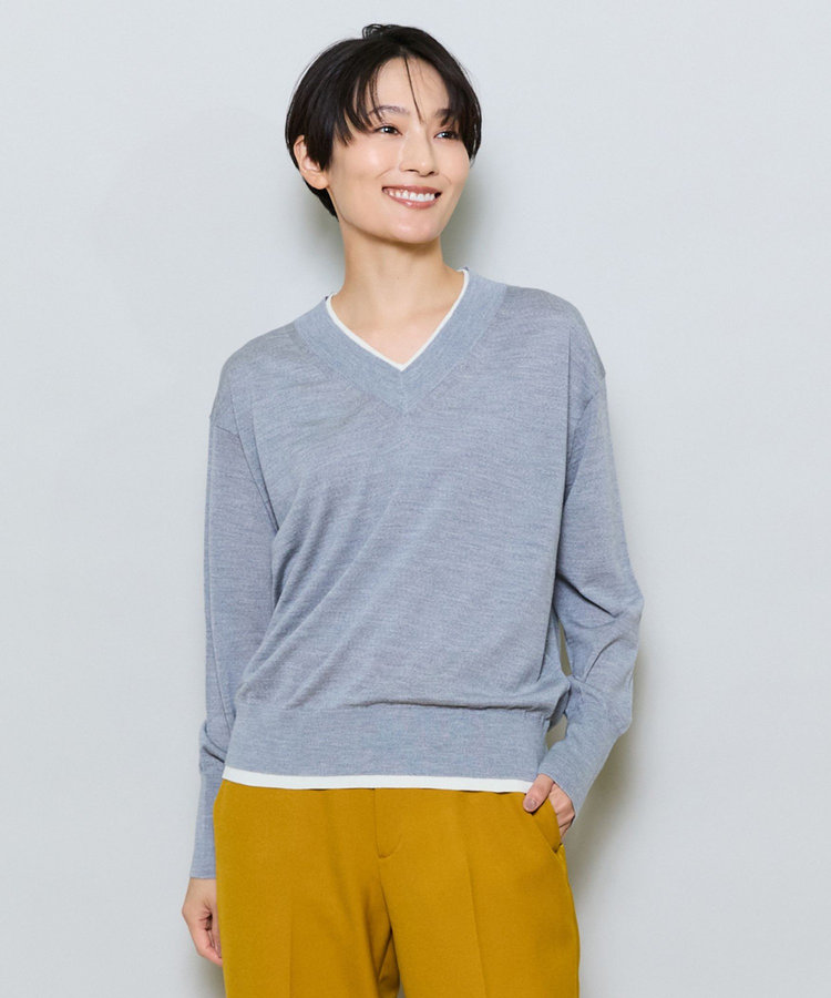 EMPIREＶネックニット