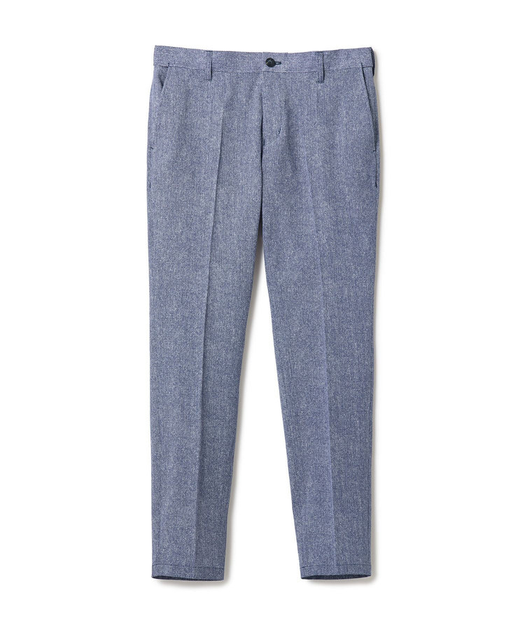 【ACTIVE TAILOR】Dot Air ヘリンボーン×千鳥格子/デニム柄 セットアップパンツ＜通気性/吸水速乾/ストレッチ＞