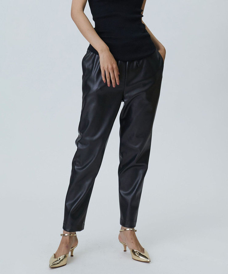 WASHABLE FAKE LAMBSKIN パンツ