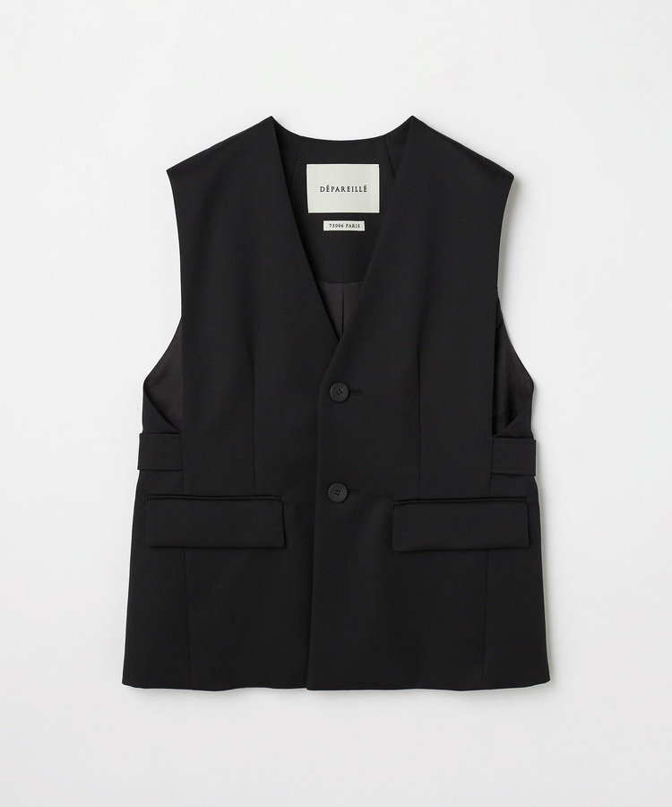 WOOL GABARDINE GILET / ウールギャバジンジレ