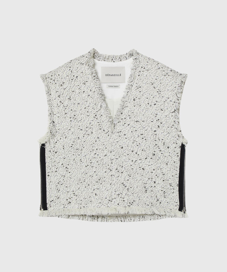 NEP TWEED PULLOVER GILET / ネップツィードプルオーバージレ