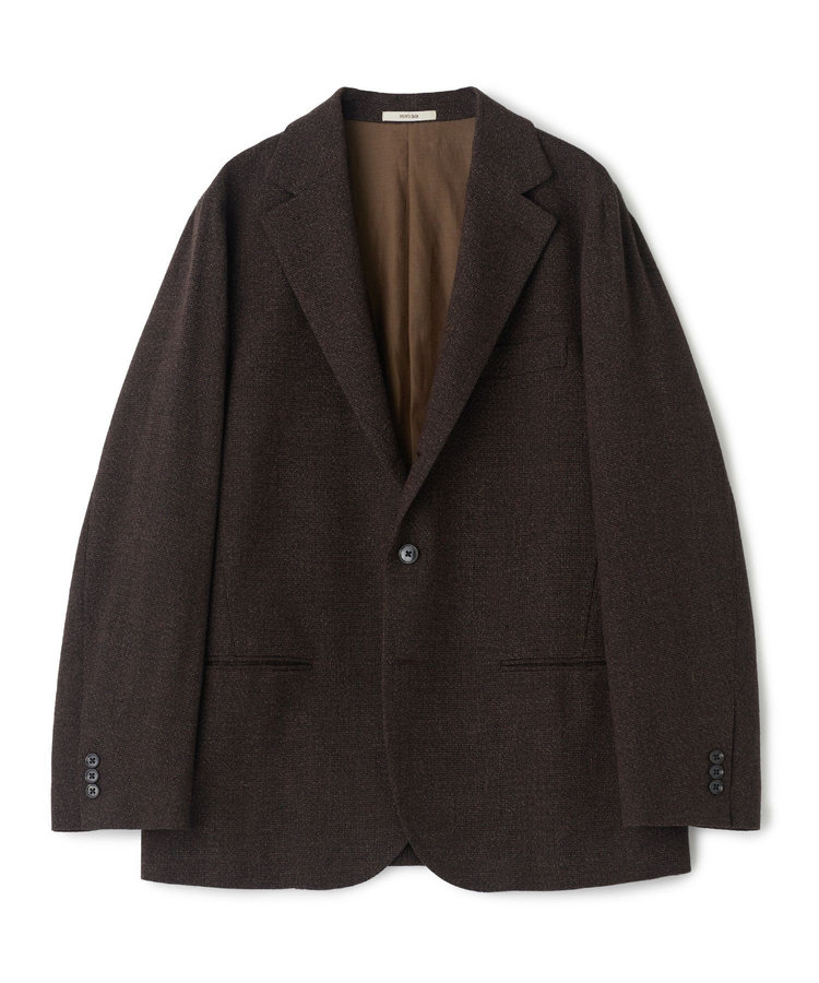 【BASED ON MEN'S BIGI HERITAGE】ミックスツイード リラックスジャケット
