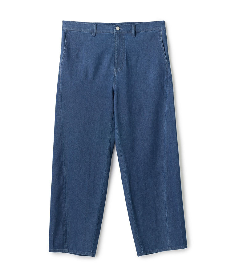 メッシュデニムカーブパンツ〈ストレッチ・軽量・ハンドウォッシャブル・通気性〉