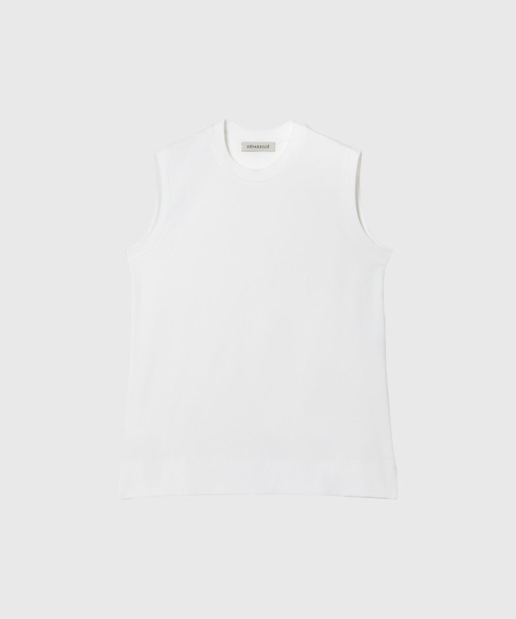 SMOOTH NO SLEEVE T SHIRT / スムースノースリーブTシャツ