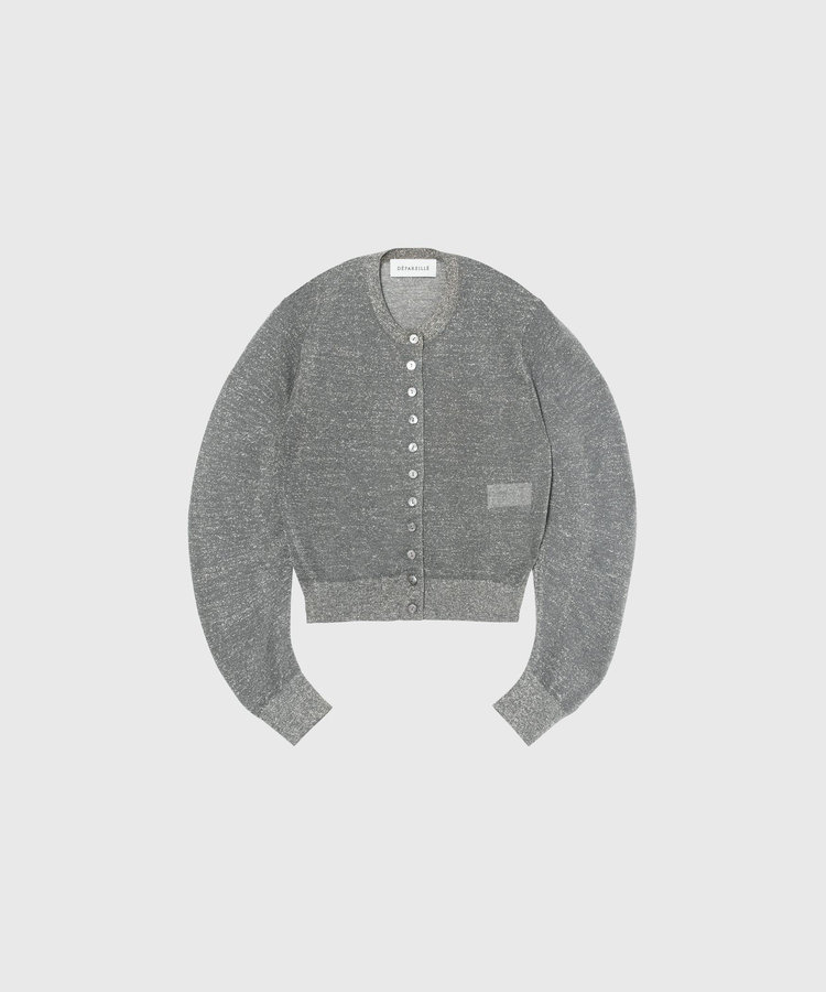 VISCOSE LAME CARDIGAN / ヴィスコースラメカーディガン