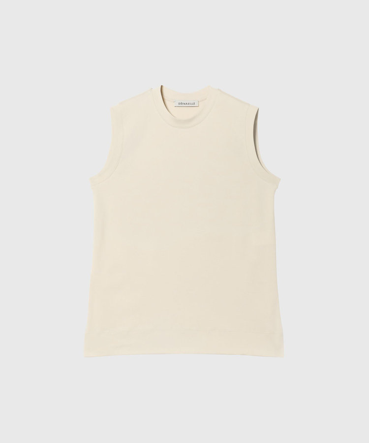 SMOOTH NO SLEEVE T SHIRT / スムースノースリーブTシャツ