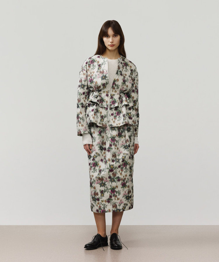 FLOWER JACQUARD JACKET / フラワージャガードジャケット