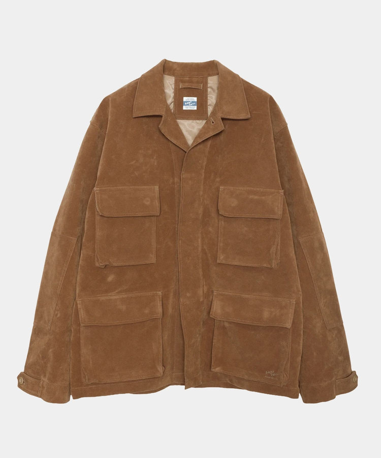 ARMY TWILL Vegan Leather Jacket