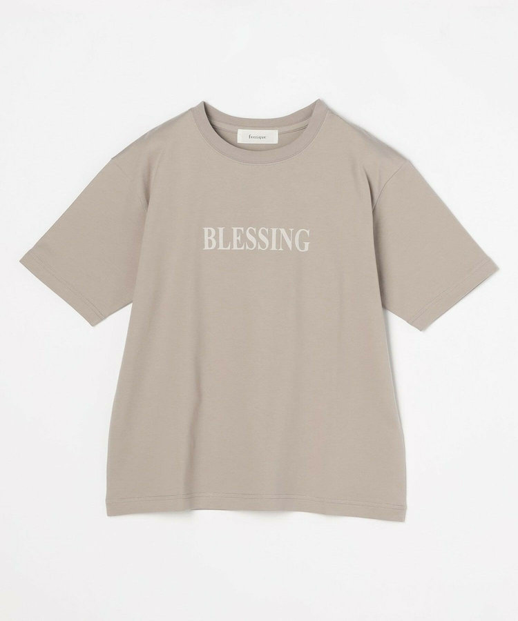 feerique ロゴプリントTシャツ