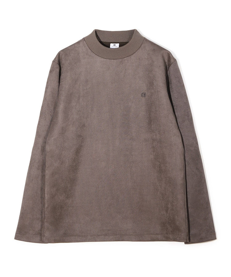 【COLE HAAN/コール ハーン】別注スエードタッチモックネックロングTシャツ