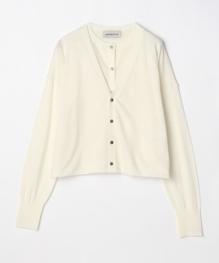 HIGH GAUGE LAYERED KNIT / ハイゲージレイヤードニット