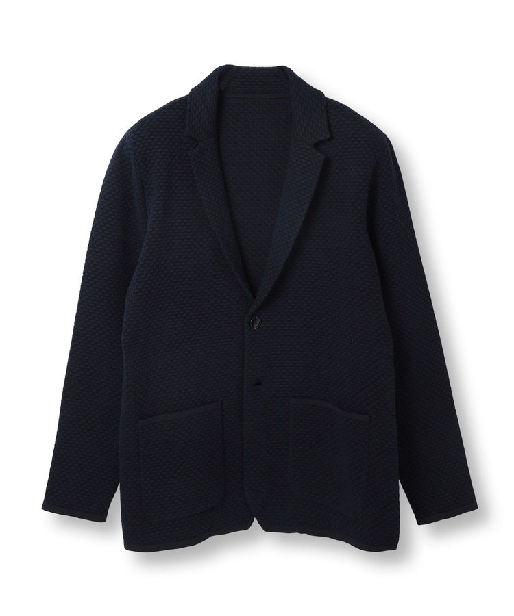 【ACTIVE TAILOR】モール混ニットジャケット