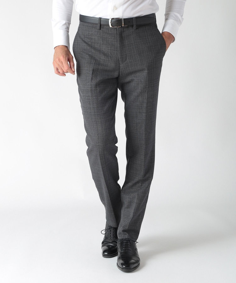 【ACTIVE TAILOR】ミックスヤーンスラックス