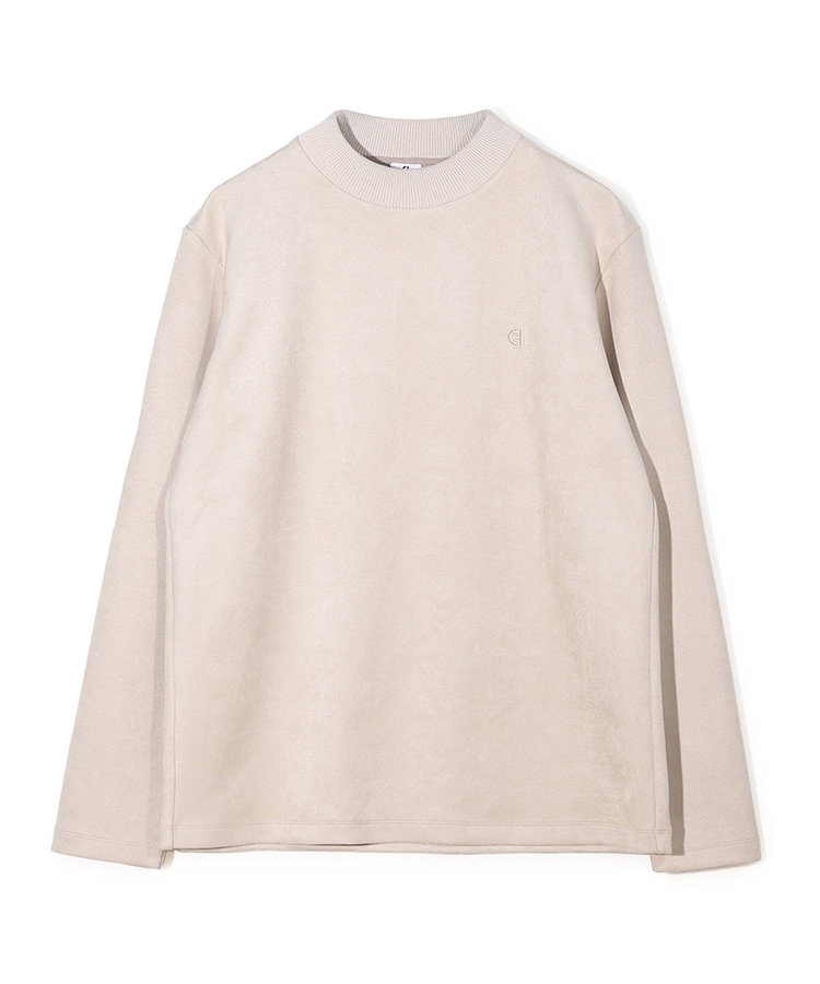 【COLE HAAN/コール ハーン】別注スエードタッチモックネックロングTシャツ