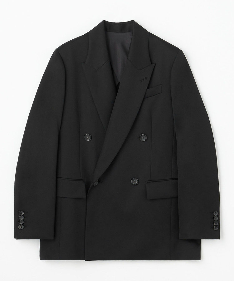 WOOL GABARDINE DOUBLE JACKET / ウールギャバジンダブルジャケット