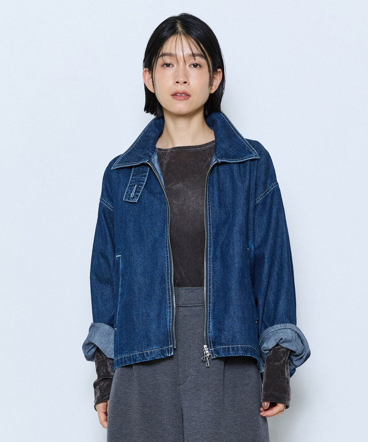 feerique メッシュベロアプルオーバー