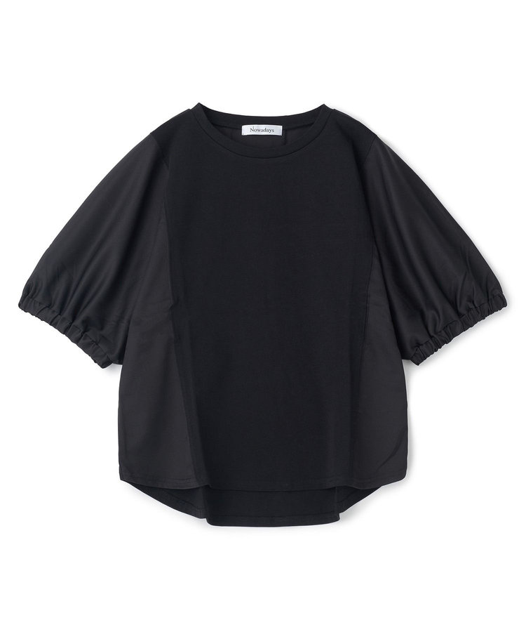 布帛ドッキングドルマンTシャツ