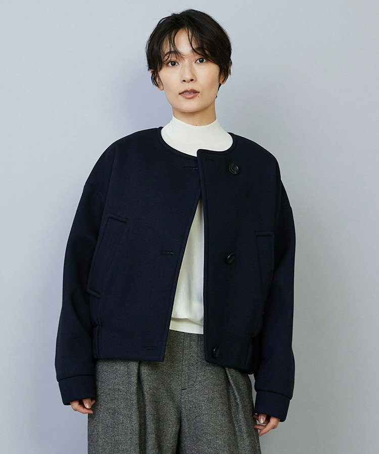 スポンディッシュボンディングショートコート