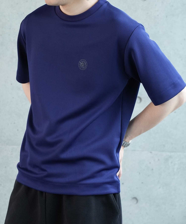 【接触冷感／キシリトールプリント】南極モチーフ ワンポイントデザインTEE