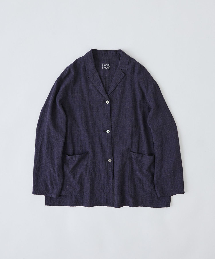 【FAVE】シャーリングシャツジャケット