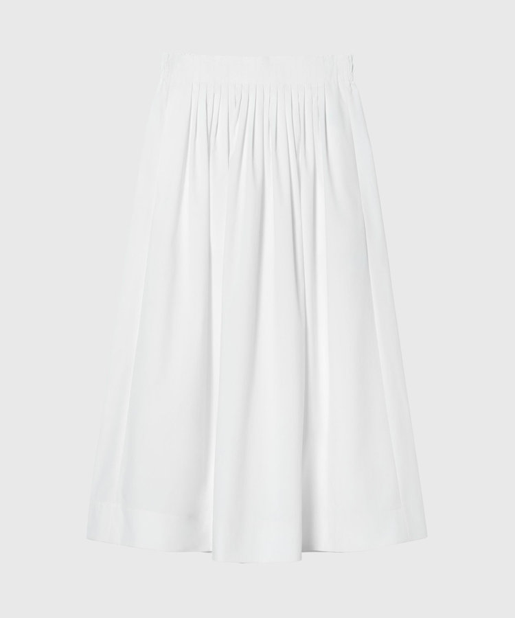 TYPEWRITER TUCK SKIRT / タイプライタータックスカート