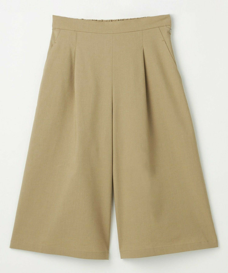 ［eclat 2026年5月号掲載商品］クリスピーリネンストレッチキュロットパンツ
