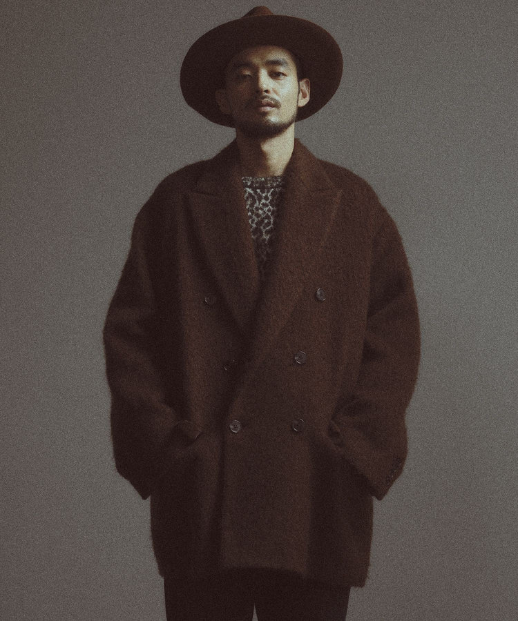 【BASED ON MEN'S BIGI HERITAGE】ブラウンシャギー コテージコート