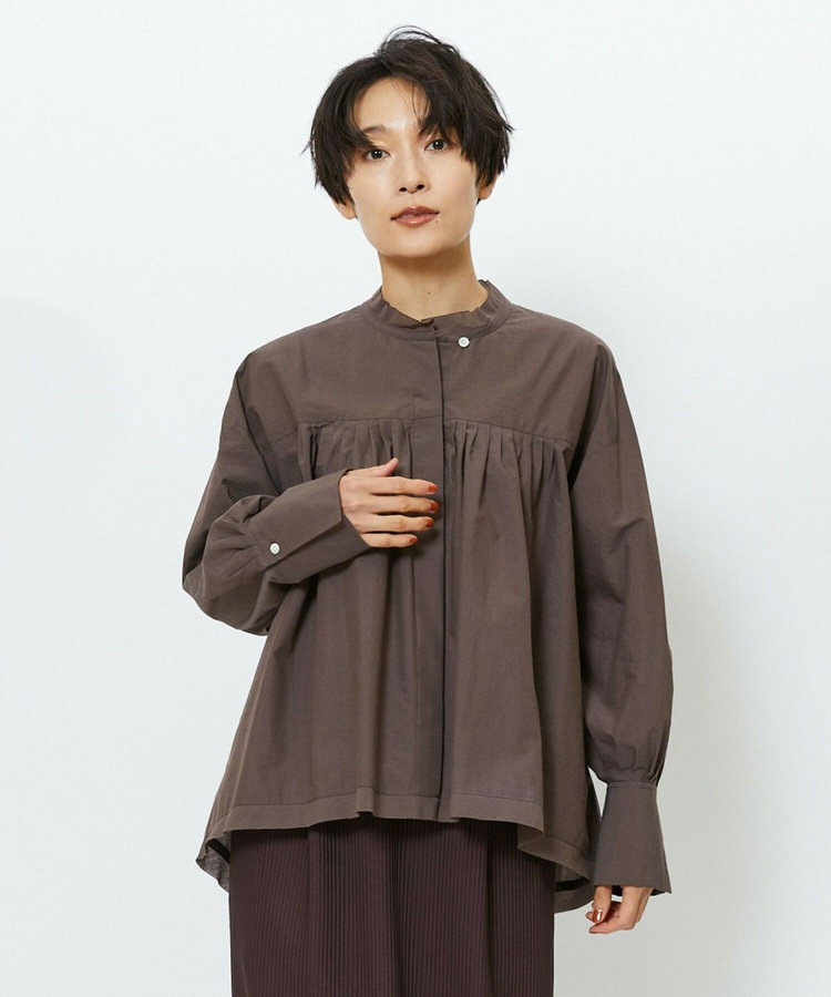 feerique　エアリーコットンAラインブラウス