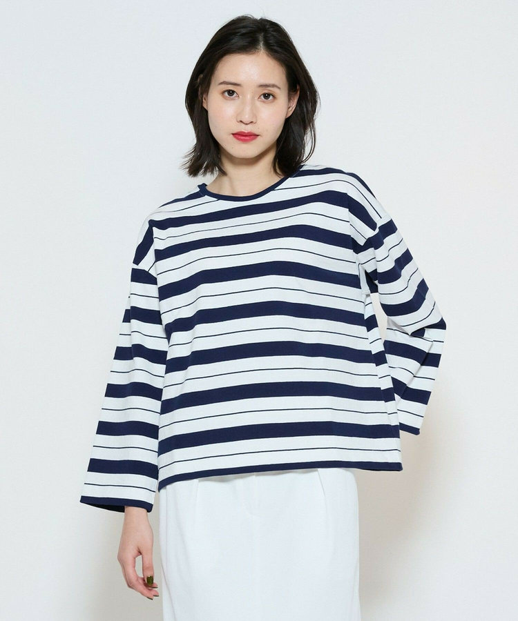 raspail×L’EQUIPE 別注ニュアンスボーダーカットソー