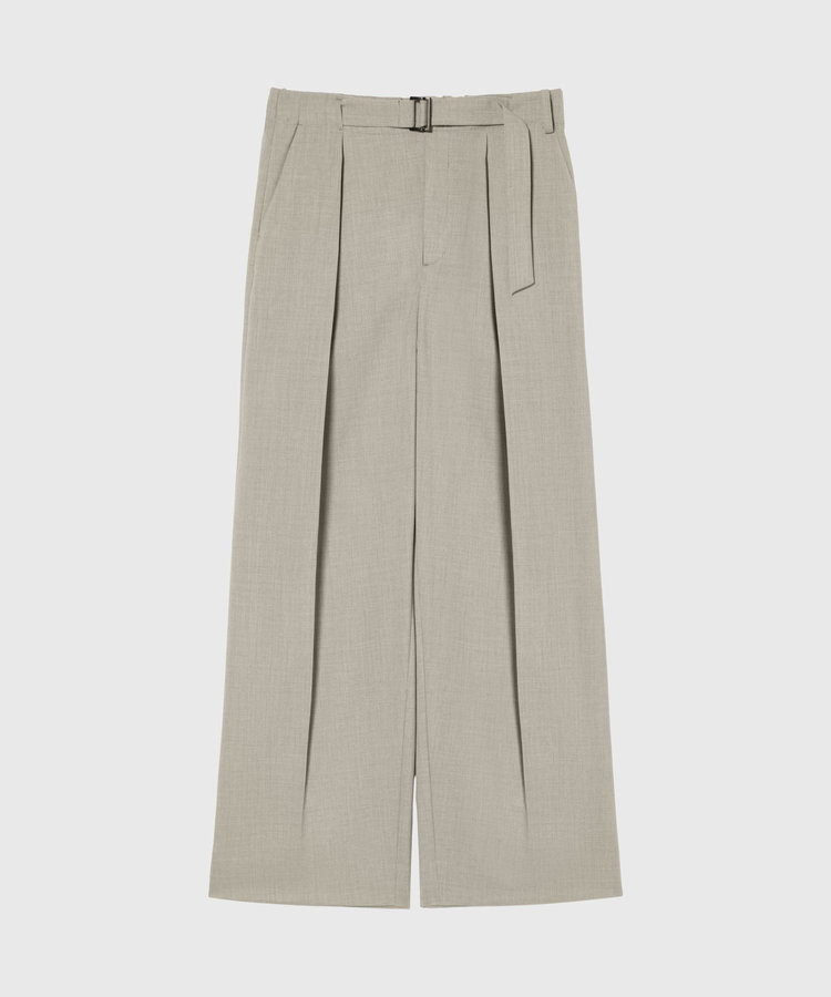 TROPICAL WOOL GATHER PANTS / トロピカルウールギャザーパンツ