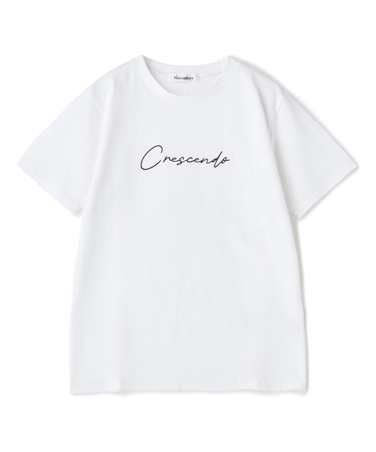 シルケットコットンロゴTシャツ
