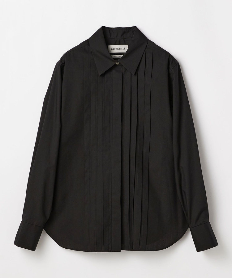 POLY COTTON TUCK SHIRT / ポリコットンタックシャツ