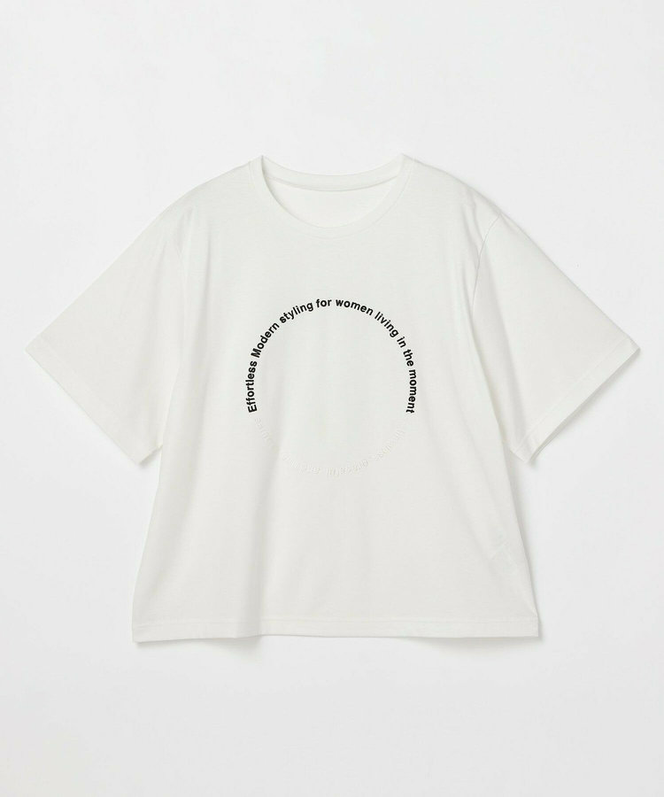 【大きいサイズ】サークル刺繍Tシャツ