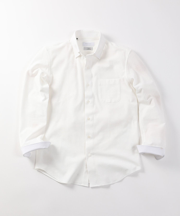【ACTIVE TAILOR】コーコランコットン鹿の子ドレスシャツ