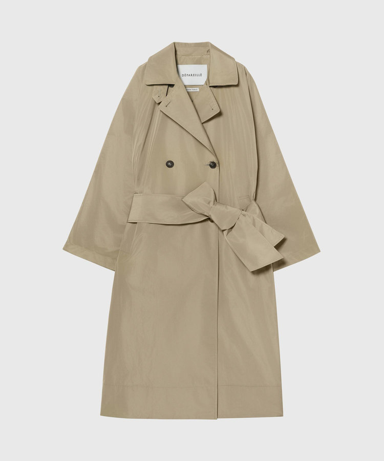 TAFFETA PONCHO COAT / タフタポンチョコート