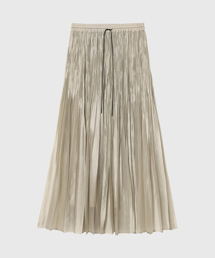 TENCEL ORGANDY PLEATS SKIRT / テンセルオーガンジープリーツスカート