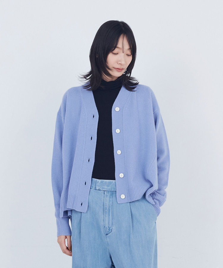 ウールカシミヤニットカーディガン