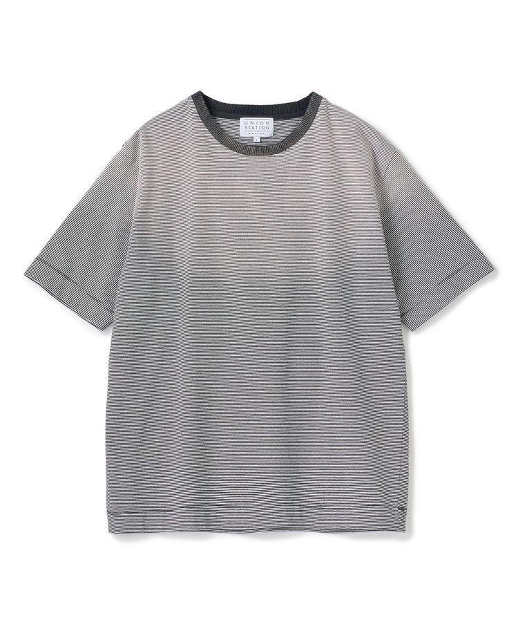 ヴィンテージライクミジンボーダーTシャツ＜ストレッチ・マシンウォッシャブル＞