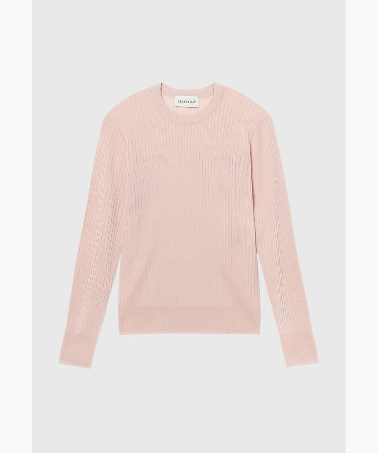 SHEER RIB PULLOVER / シアーリブプルオーバー