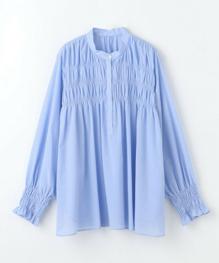 【大きいサイズ】feerique TRENOシャーリングブラウス