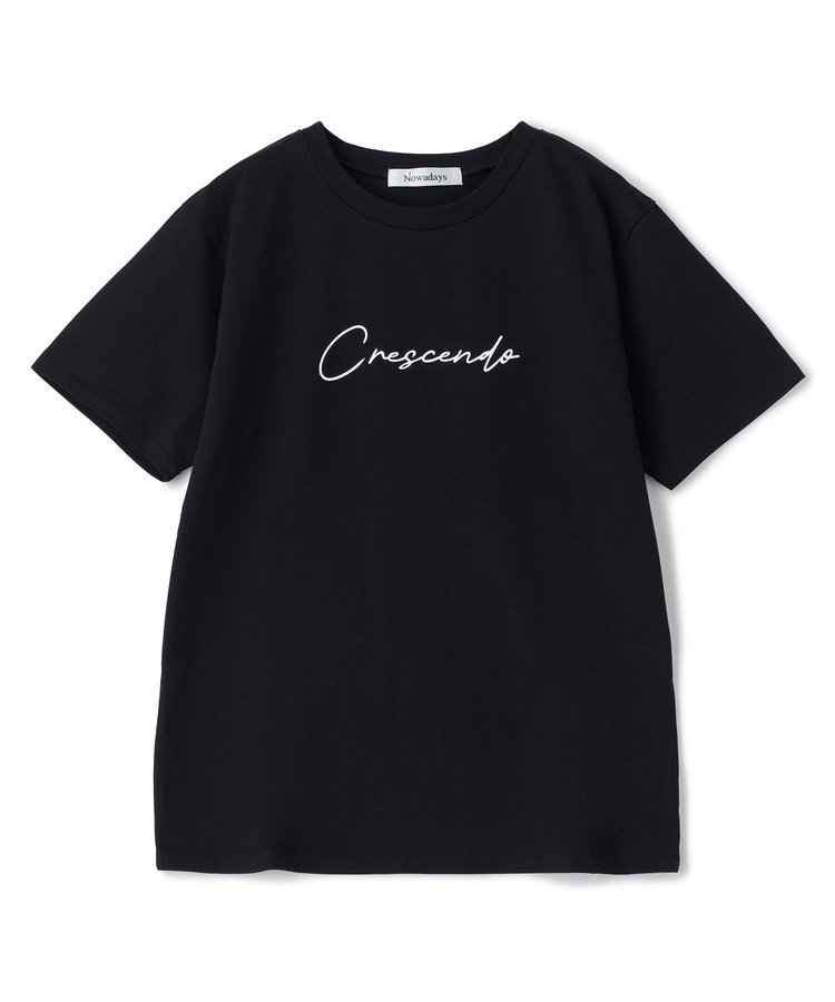 シルケットコットンロゴTシャツ