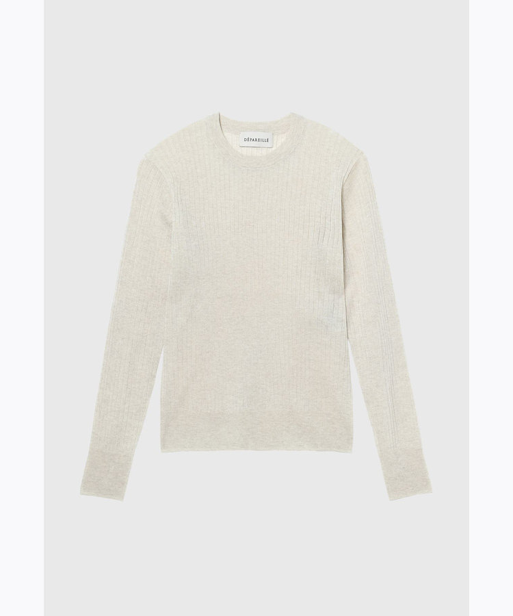 SHEER RIB PULLOVER / シアーリブプルオーバー