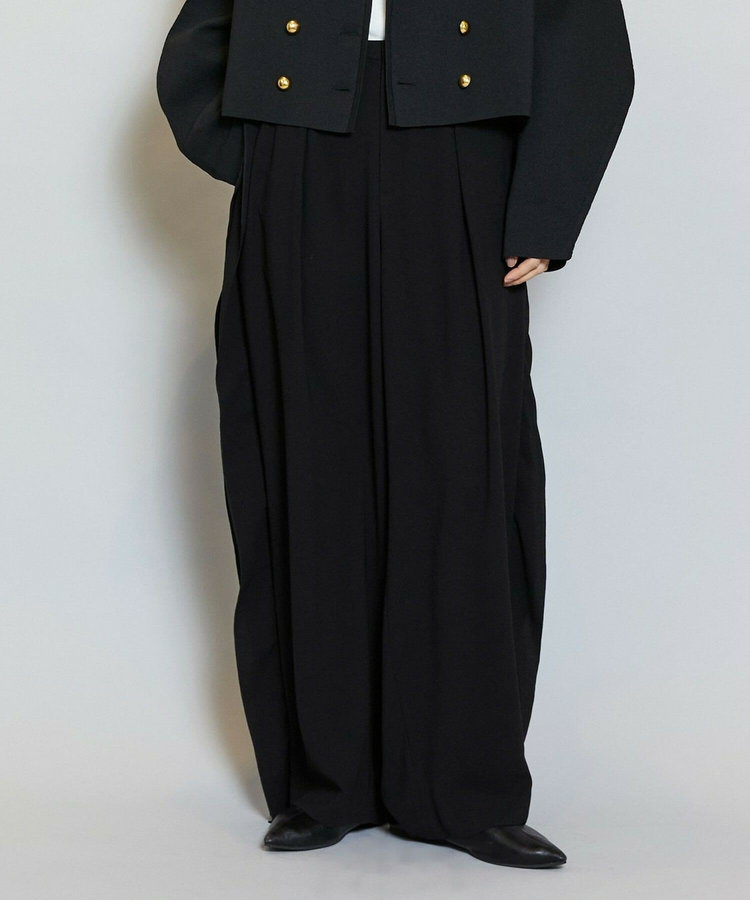 ソフトジョーゼットバレルパンツ