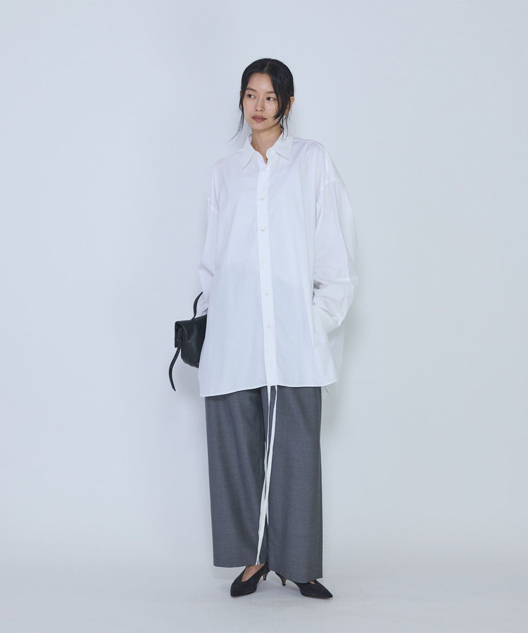 ＜INSCRIRE/アンスクリア＞"Wrap"シャツ