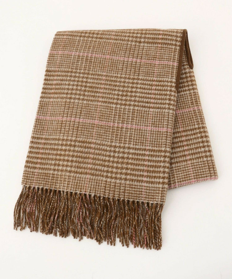 ウールチェックストール