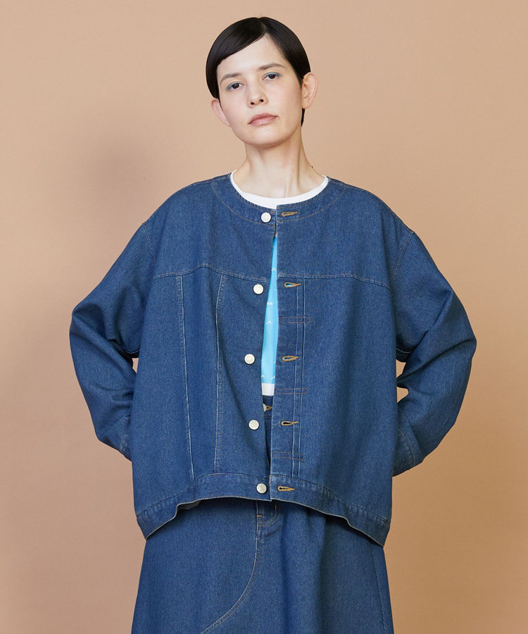 メッシュデニム ジャケット