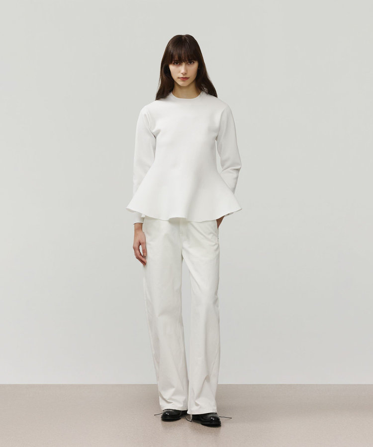 POLYESTER JERSEY FLARE TOPS / ポリエステルジャージーフレアトップス