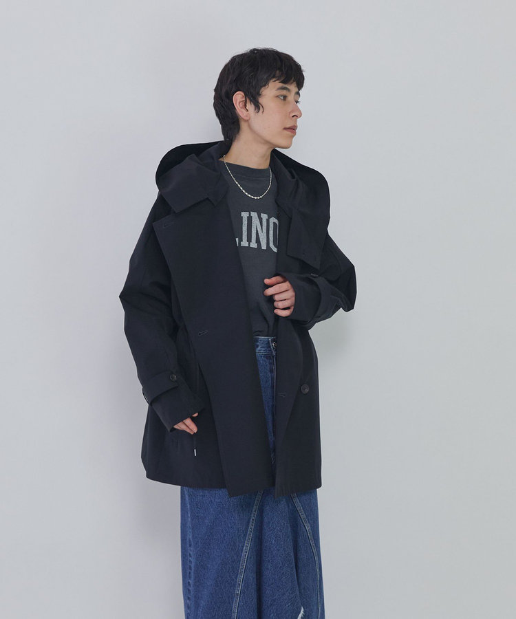 ＜VACHEMENT×1er Arrondissement＞別注リサイクルシェルタフタショートトレンチコート