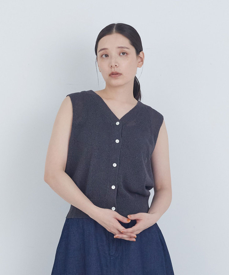 TSUMUGI和紙天竺ベスト