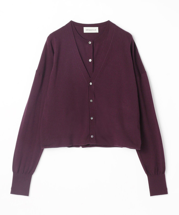 HIGH GAUGE LAYERED KNIT / ハイゲージレイヤードニット